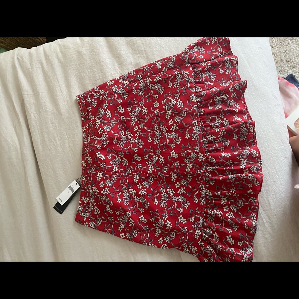 Fun floral banana republic shift skirt